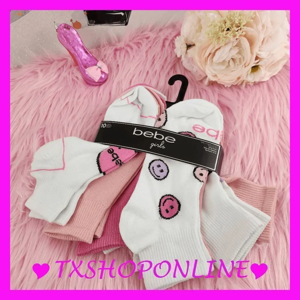 💗🧦{Bebe} girls 10 pack socks🧦💗 NWT